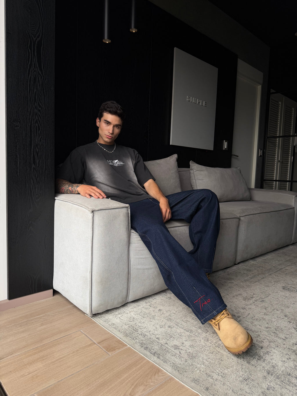 BORDADO 3D RAW DENIM