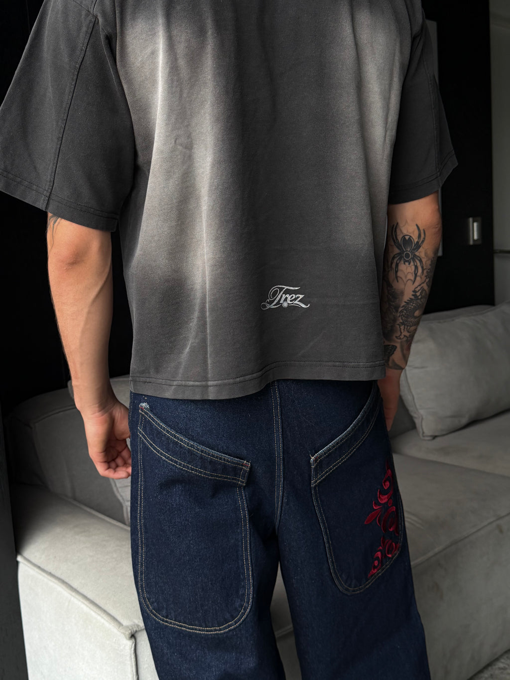 BORDADO 3D RAW DENIM